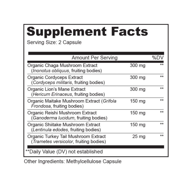 Mushroom Magic Lively Vitamin Co. Best Mushroom Supplements Blend