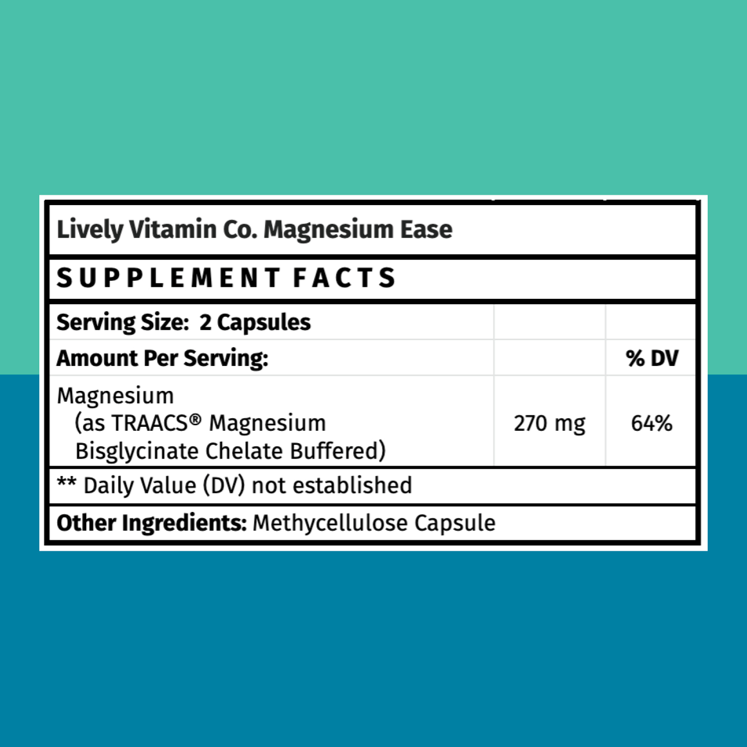 MagnesiumEaseLabel magnesium ease best magnesium supplement for muscles top magnesium supplements health food store madison wi lively vitamin co