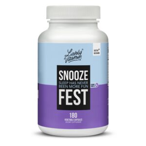 SnoozeFest_180Capsules_Front_Shadow