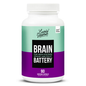 Lively Vitamin Co. Brain Battery 90 capsules 1 month supply